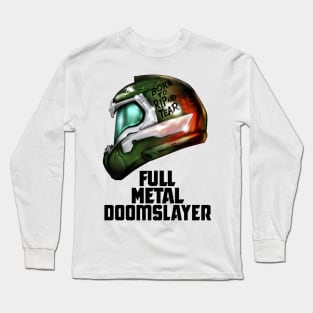 Full Metal Doomslayer v2 Long Sleeve T-Shirt
